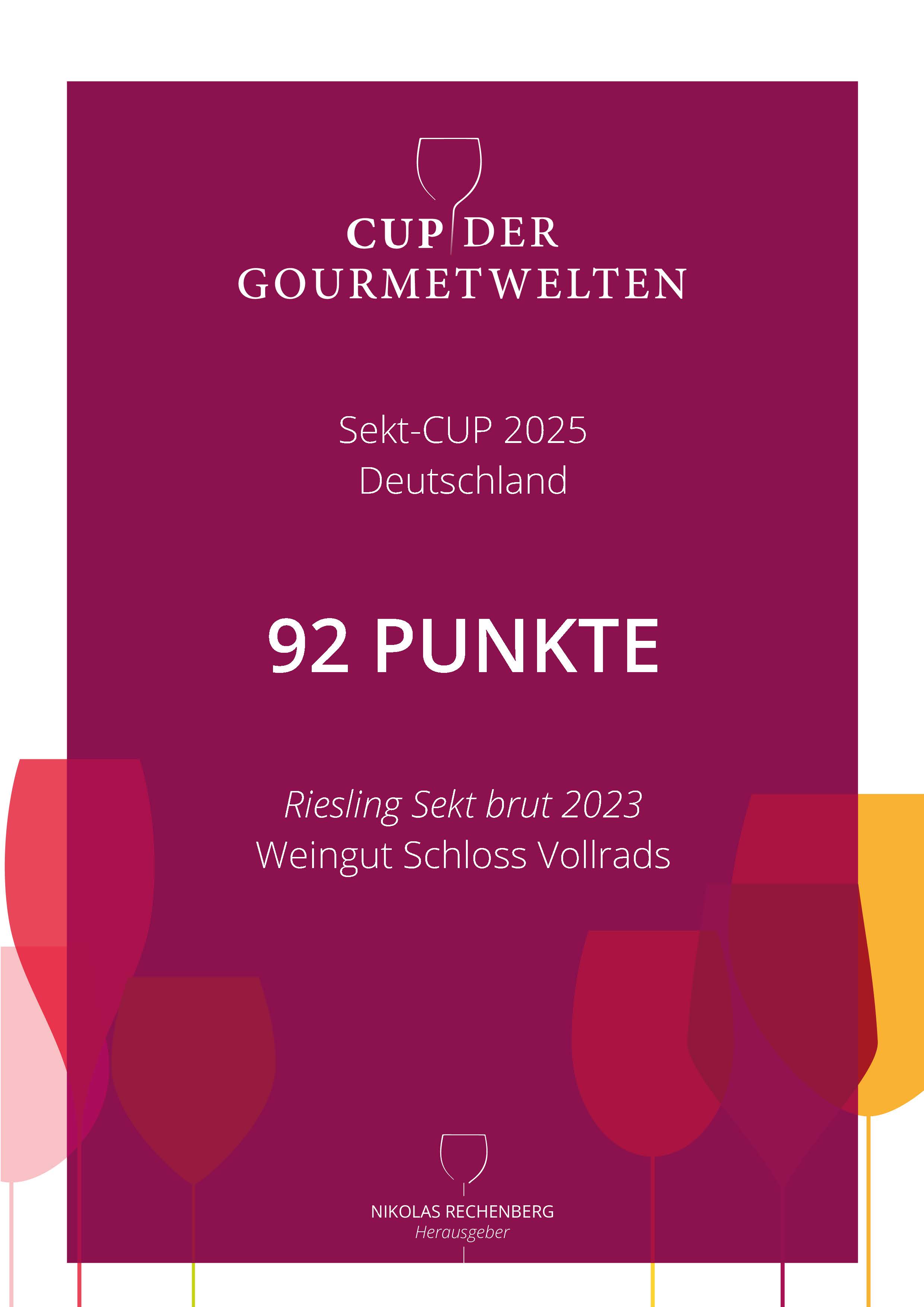 Schloss Vollrads Rheingau Riesling Sekt b.A. Brut