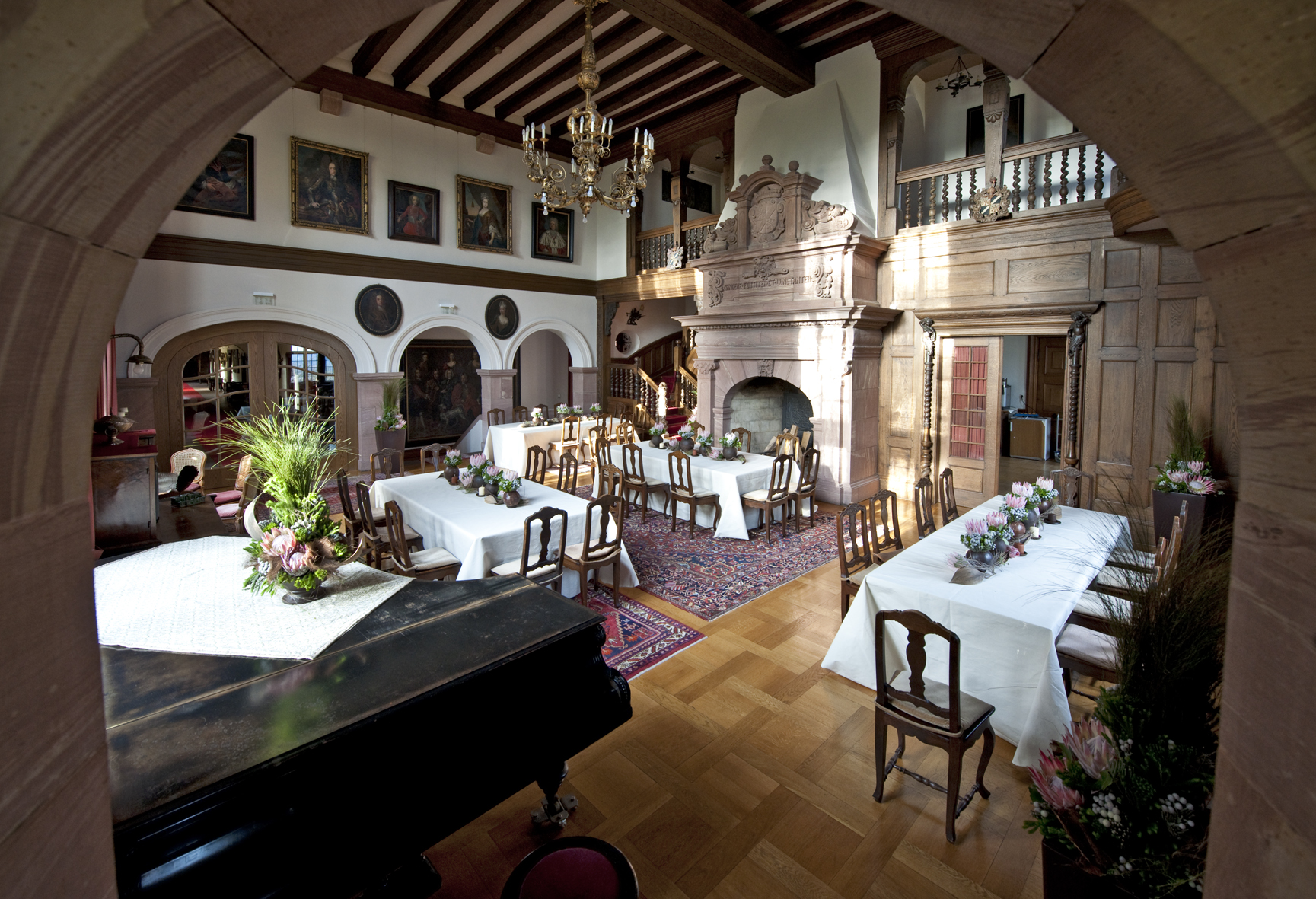 Schloss Vollrads Herrenhaus Schlosshalle